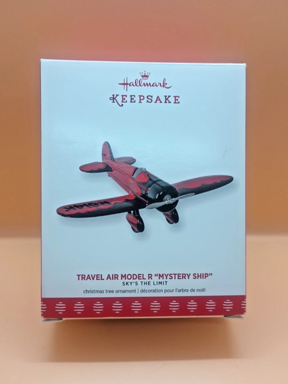 Hallmark Ornament 2017 Sky's the Limit #21 Travel Air Model R Mystery Ship